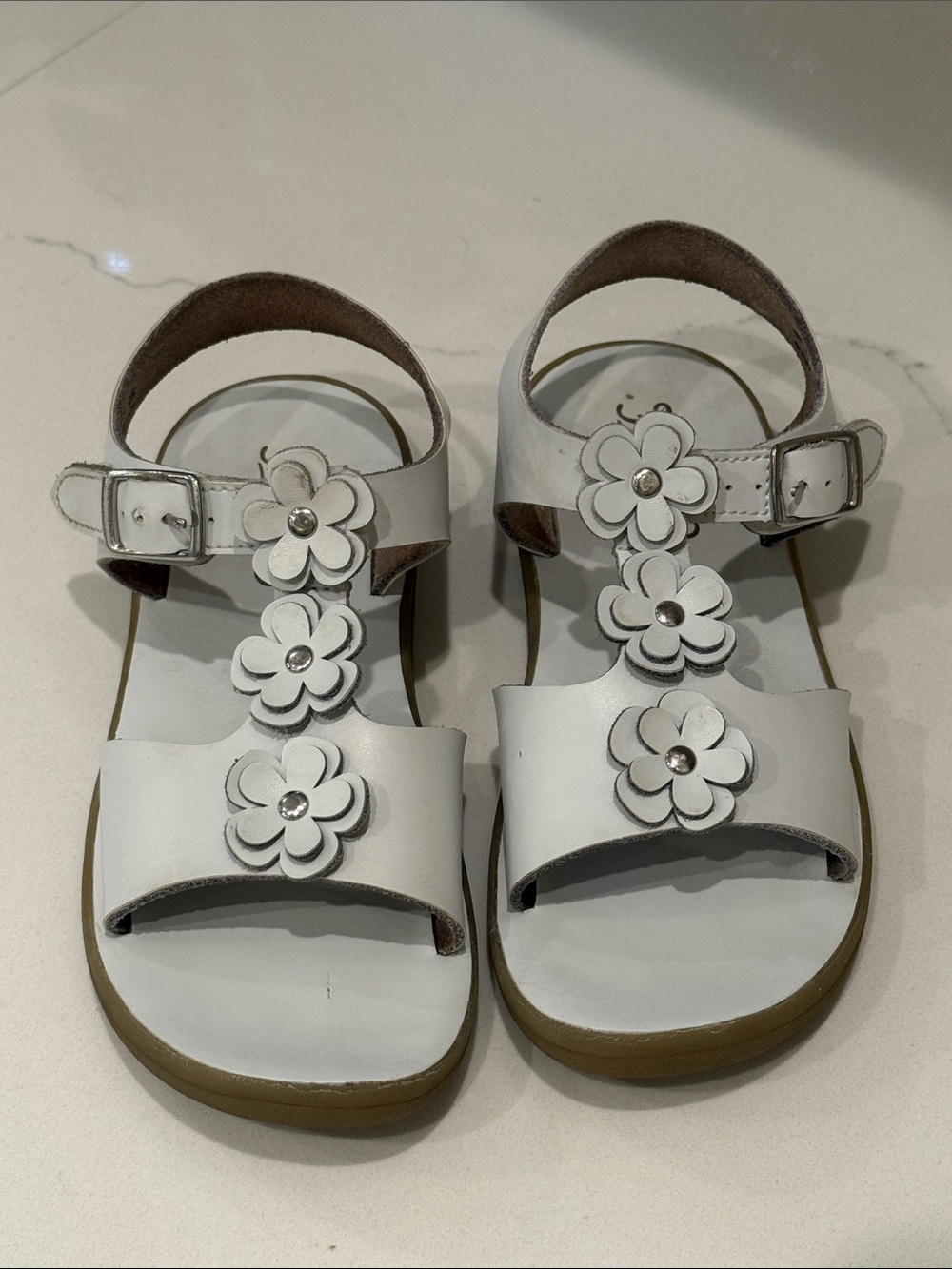 Footmates Jasmine White Sandals 13